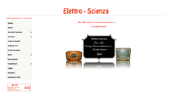 Desktop Screenshot of elettro-scienza.it